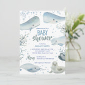 See- und Seychellendusche Seeschifffahrt Einladung (Stehend Vorderseite)