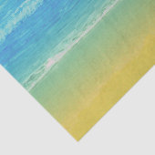 See-und Strand-themenorientiertes Seidenpapier (Ausschnitt)