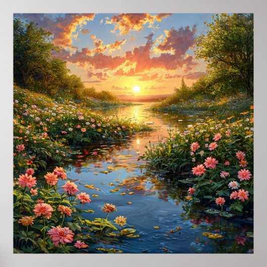 See und Wald Poster (Vorne)