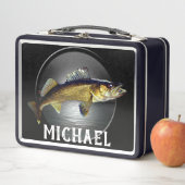 See und Walleye Pike Metall Brotdose (Beispiel)