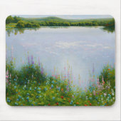 See und Wildblumen Whimsical Art Mouse Pad Mousepad (Vorne)