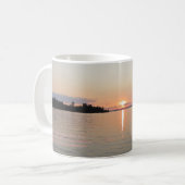 See-Vermilion Sonnenuntergang-Blau-Rose Kaffeetasse (Vorderseite Links)