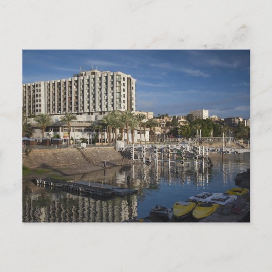 See von Galiläa-See Tiberias, Morgengrauen Postkarte (Vorderseite)