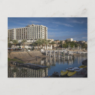 See von Galiläa-See Tiberias, Morgengrauen Postkarte