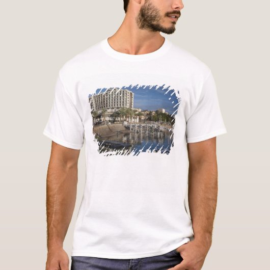 See von Galilee-See Tiberias, Morgengrauen T-Shirt (Vorderseite)