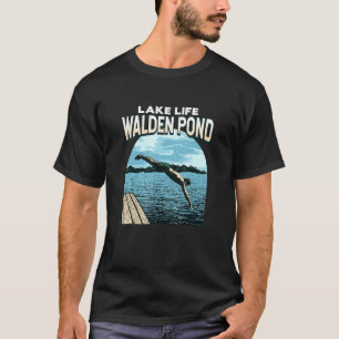 See Walden Teich Schwimmbad Massachusetts schwimme T-Shirt