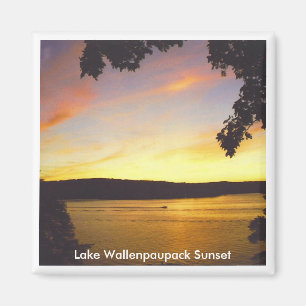 See Wallenpaupack Sonnenuntergang-Magnet Magnet