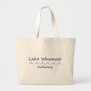 See Wawasee, Indiana Jumbo Stoffbeutel