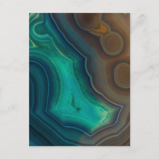 See Wie Aquamarin und braun Postkarte