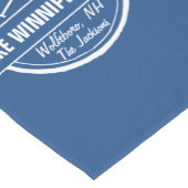 See Winnipesaukee NH kundenspezifische Stadt, Kurzer Tischläufer (Ecke)