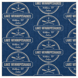 See Winnipesaukee NH kundenspezifische Stadt, Stoff