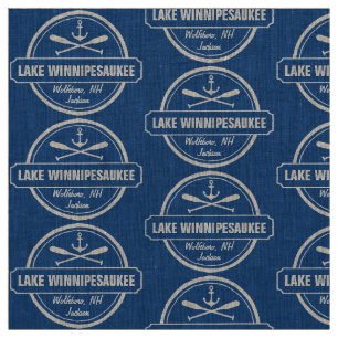 See Winnipesaukee NH kundenspezifische Stadt, Stoff