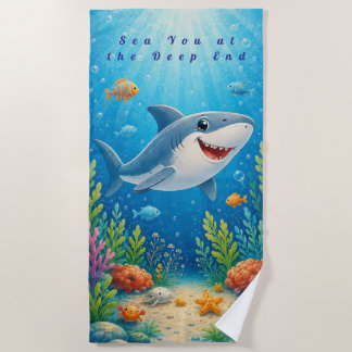 See You at the Deep End Strandtuch