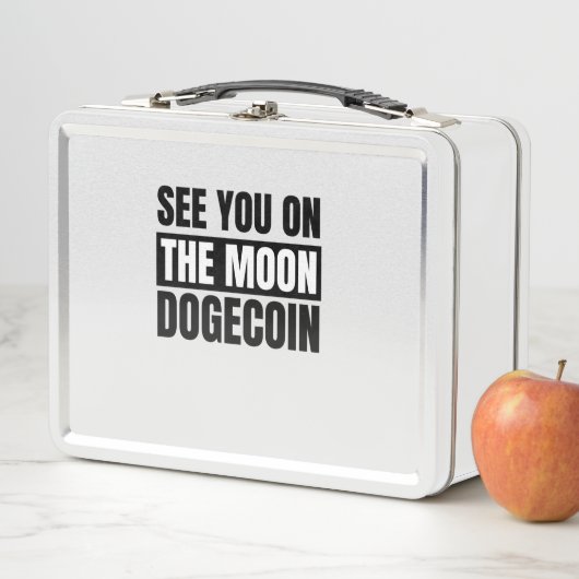 See you on the moon dogecoin metall brotdose (Beispiel)