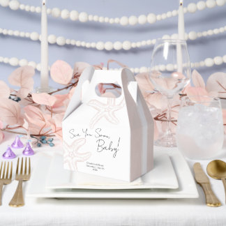 See You Soon Baby Shower auf Deutsch ist: Bis Bald Geschenkschachtel
