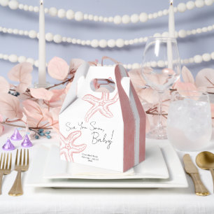 See You Soon Baby Shower auf Deutsch ist: Bis Bald Geschenkschachtel