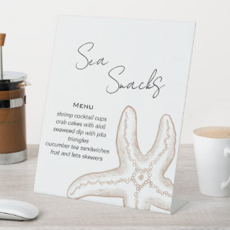 See You Soon Baby Shower Food Buffet is translated Sockelschild