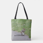 See You Squirrel Shoulder Tote Tasche (Rückseite)