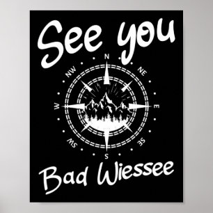 See You Wandern Bad Wiessee Deutschland Urlaub Ski Poster