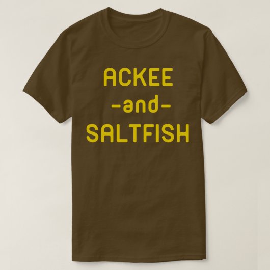 Seeaal und Salzfisch T-Shirt (Design vorne)