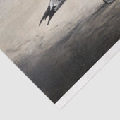 Seeadler am Rande der Küstenzone Seidenpapier (Ausschnitt)