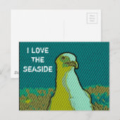 Seeadler Postkarte (Vorne/Hinten)