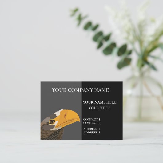 Seeadler Visitenkarte (Stehend Vorderseite)