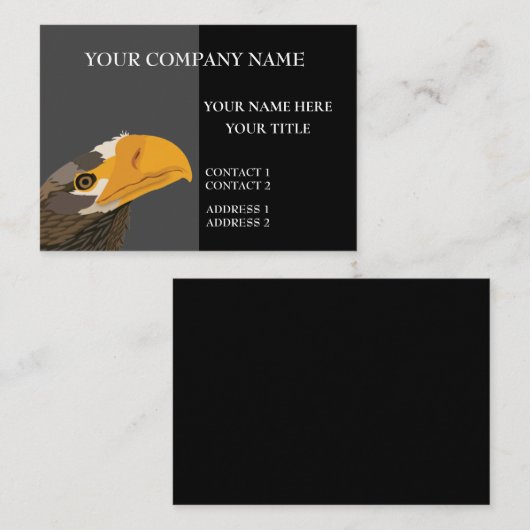 Seeadler Visitenkarte (Vorne/Hinten)