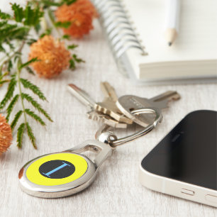 Seealphabet-Marinesoldat des Monogramm-Buchstabe-I Schlüsselanhänger