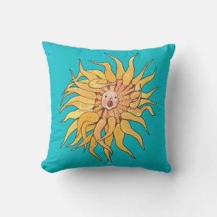 Seeanemone Actinia Ozean Unterwasser Surreal Art Kissen