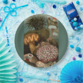Seeanemone aus dem 19. Jahrhundert Pappteller (Party)