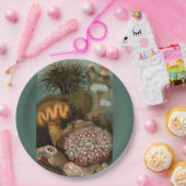 Seeanemone aus dem 19. Jahrhundert Pappteller (Party)