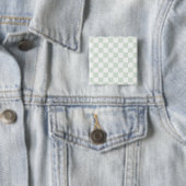 Seeanemonen-Gingham-Muster Button (Beispiel)