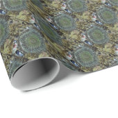 Seeanemonen-Packpapier Geschenkpapier (Rolleneckpunkt)