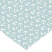 Seeanker-Aweigh Muster-Seeschaum-Grün Kurzer Tischläufer (Ecke)