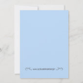 Seeanker-Babyparty-Bingo-Karte Einladung (Rückseite)