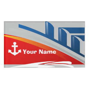 Seeanker-Boots-Seeozean-Schiffs-Logo-Namensschild Namenschild