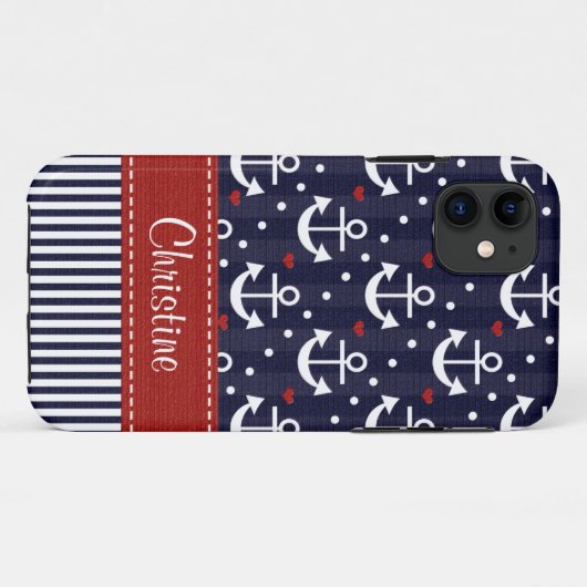 Seeanker Case-Mate iPhone Hülle (Rückseite (Horizontal))