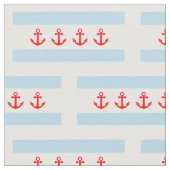 Seeanker-Chicago-Flaggen-Muster Stoff (Nahaufnahme)