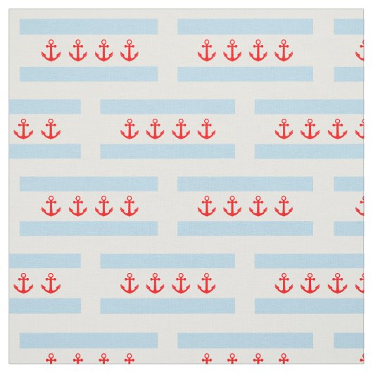 Seeanker-Chicago-Flaggen-Muster Stoff (Muster)