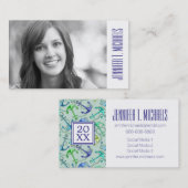 Seeanker des Foto-Abschluss-| und Seil-Muster Telefonnummerkarte (Vorne/Hinten)