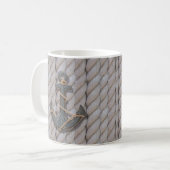 Seeanker des grauen Küstenstrandseils Kaffeetasse (Vorderseite Links)