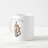 Seeanker-erster Kamerad Kaffeetasse (Vorderseite Links)