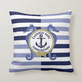 Seeanker/Knoten/Seepferd/fertigen Namen u. # Kissen