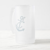 Seeanker Mattglas Bierglas (Vorderseite Links)