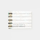 Seeanker-Muster | addieren Ihren Namen Post-it Klebezettel (Vorderseite)