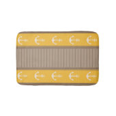 Seeanker-Muster Badematte (Vorderseite)