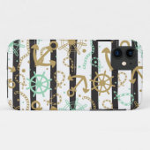 Seeanker-Muster Case-Mate iPhone Hülle (Rückseite (Horizontal))