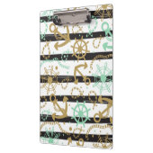 Seeanker-Muster Klemmbrett (Links)