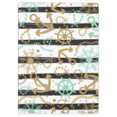 Seeanker-Muster Klemmbrett (Rückseite)